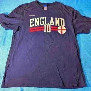Reebok England Soccer  T-Shirt - Size Large